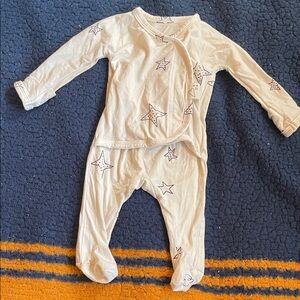 Bonsie Cream Starry Kids Footie